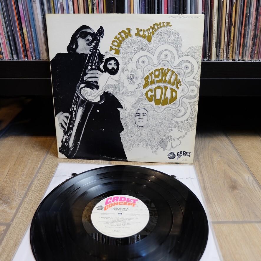 John Klemmer BLOWIN GOLD アナログレコード 1969 John Klemmer – Blowin Gold Vinyl Record LP – LPS 321 – EX/VG+