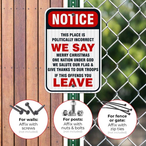 Patriotic Sign, Politically Incorrect Sign, - Picture 37 of 86