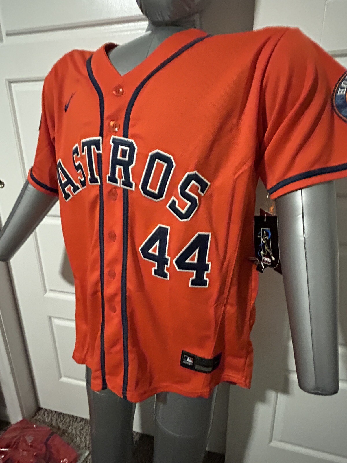 Embroidered Replica Houston Astro Alvarez Orange 2022 Championship