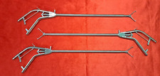 Laparoscopic Tenaculum Forceps 10mm SS Double Action Best Quality Reusable-3pc