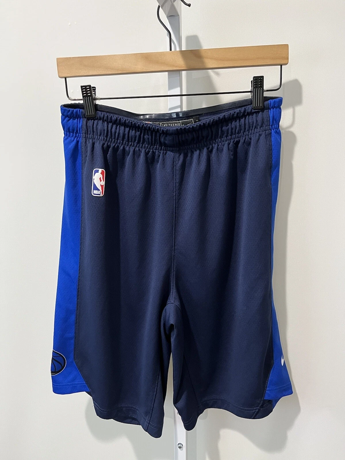 Nike Dallas Mavericks Authentic Shorts Blue Alternate Nike Sz M + 2 Length - product detail image 2