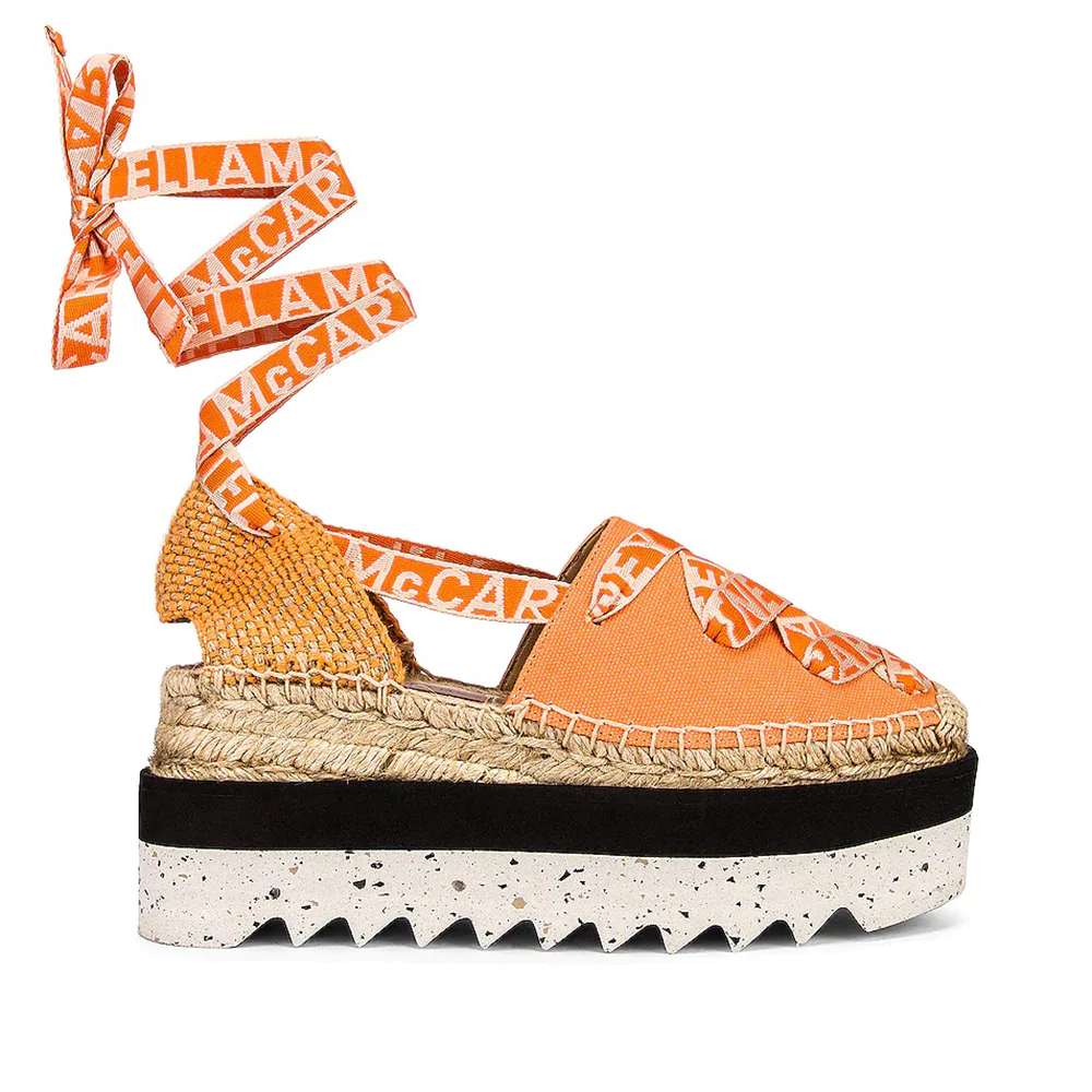 サンダル・ミュール Stella McCartney GAIA ESPADRILLAS WEDGE (810209N0222 9007) STELLA MCCARTNEY: Ballet flats woman - Black | Stella
