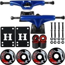 Core Skateboard Package 5.0" Blue Trucks with 52mm Black Wheels + Components