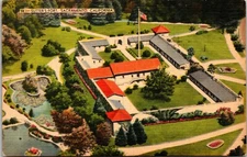 Sutters Fort Sacramento California Linen 1953 Postcard 3017