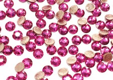 144pcs Swarovski 2078 XIRIUS 20ss Flatbacks HOTFIX Iron-on Rhinestones FUSCHIA