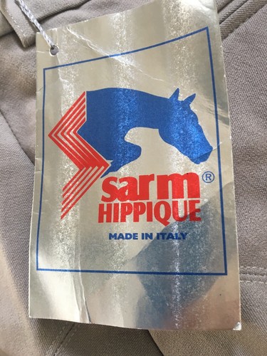 Men's Sarm Hippque Breeches Size 36 Color Tan NWT - Picture 6 of 9