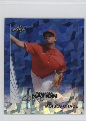 2026 Leaf Baseball Nation 1990 Mini Blue Crystals 28/35 Moises Chace Moisés 0u66