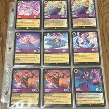 Disney Lorcana Elsa Anna Frozen 84 Card Lot 3 LEGENDARY  SR  R  Foils Bundle