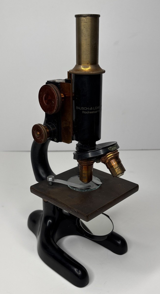 Bausch & Lomb Optical Co. Vintage Microscope Pat. Jan. 5, 1915