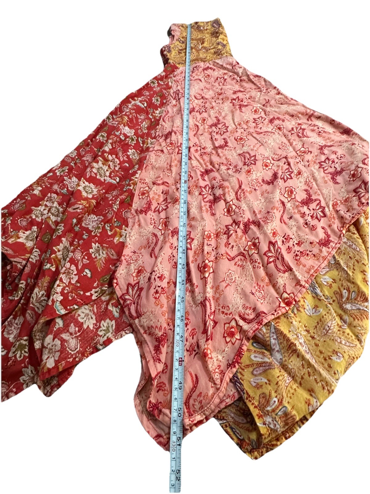 Rocks & Indigo Multi Patterned Patchwork Boho Sha… - image 9