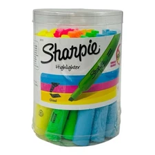 20 Highlighters Sharpie Chisel Point Assorted Color Highlighters