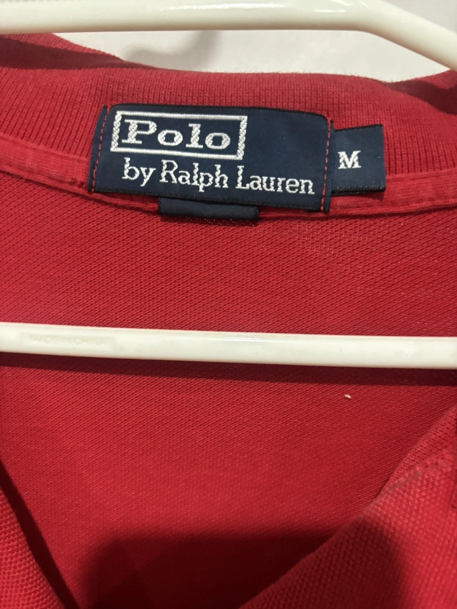 Polo Ralph Lauren Polo Shirt Mens Custom Fit Short Sleeve - Medium