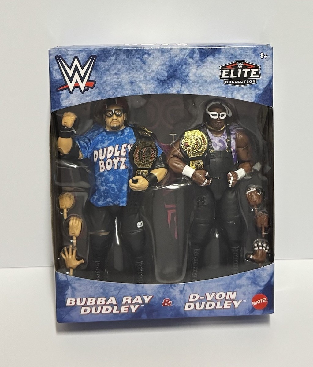WWE Elite Dudley Boyz 2‑Pack Bubba Ray & D‑Von Mattel Limited