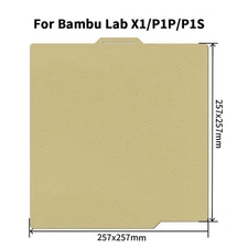 PEI Spring Steel Sheet PrintOn Both Side For 3D Printer for Bambu Lab X1/P1P/P1S