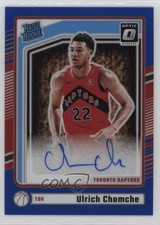 2024-25 Panini Donruss Optic Blue Prizm 24/49 Ulrich Chomche #318 Auto 0xh3