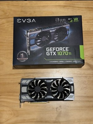 EVGA NVIDIA GeForce GTX 1070 Ti FTW2 8GB Graphics Card -- WITH EXTRAS