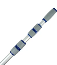 Professional 12 Foot Telescoping Swimming Pool Cleaning Poles Adjustable 3 pc 