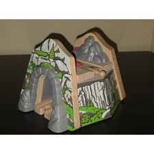 Brio Mountain Tunnel 33481 Wooden Railway Train Track Accessory with Sound
