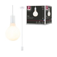 Pendelleuchte Ravi IP44 E27 Max. 60W Weiß Matt Dimmbar