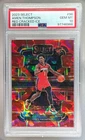 6966 Amen Thompson 2023 Panini Select #96 Red Cracked Ice Prizm RC PSA 10