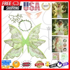 Large Fairy Wings for Adult Dress Up, Sparkling Sheer Wings, Butterfly Fairy ...