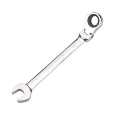 8mm Metric Flex-head Ratchet Wrenchbox End Head 72-tooth 8mm Silver