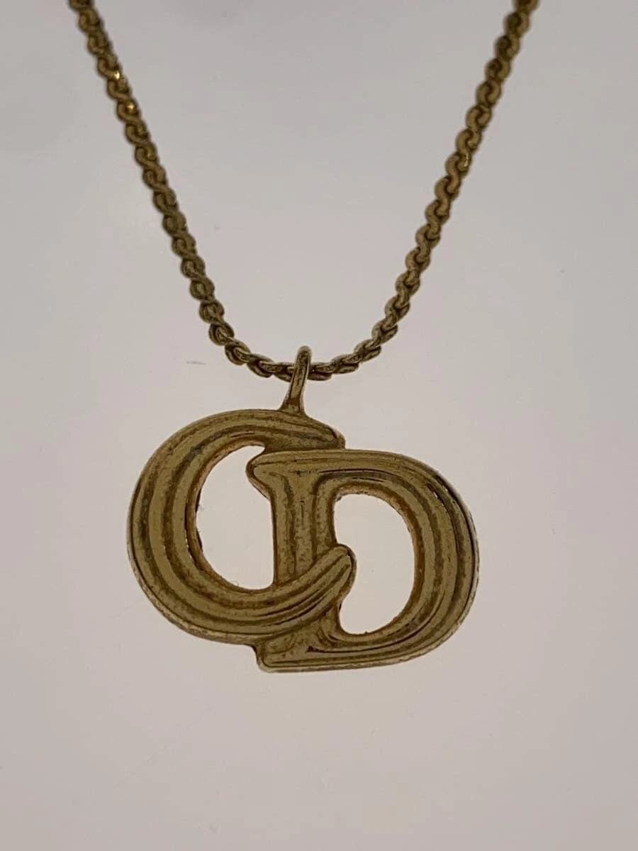 Collana Christian Dior con logo CD GLD Top donna