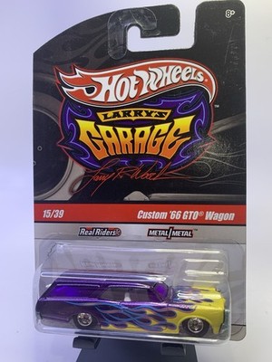 2009 Hot Wheels Larry's Garage Purple w/ Flames Custom 66 GTO