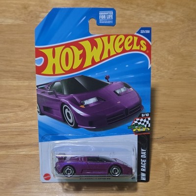 Hot Wheels '94 Bugatti EB110 SS, HW Race Day, 2025, 1:64, Purple