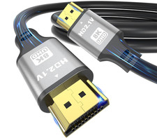 8K HDMI Cable 0.5M, High Speed HDMI Cable 48Gbps 8K@60Hz 4K@120Hz, HDCP 2.2 & 2.