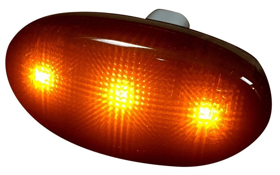 RECON Smoked Rear Fender Flare Side Marker Lights for F250 F350 Diesel Pack of 4 Foto 4 de 4