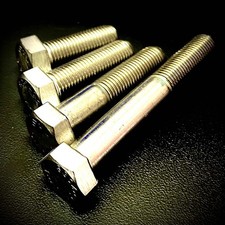 Image of UNF 7/16" Hex Bolt Set Screw A2 304 Stainless Steel DIN931