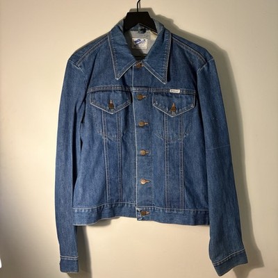 Wrangler 1960s sanfordized Men's Blue Denim Jacket Size 40