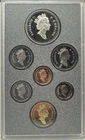 1990 Canada Proof Set 7 Coins Royal Canadian Mint 50% Silver Dollar No Box/COA