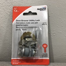 National Hardware N185-280 Chrome Silver Steel Cabinet/Drawer Lock