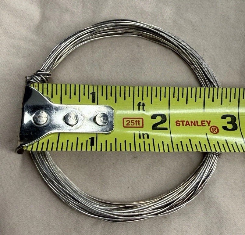 Multi Wire Bangle Bracelet Silver Tone Artisan Mo… - image 6