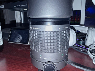 Viltrox EF - NEX IV auto focus adapter, Sigma 600mm mirror lens 
