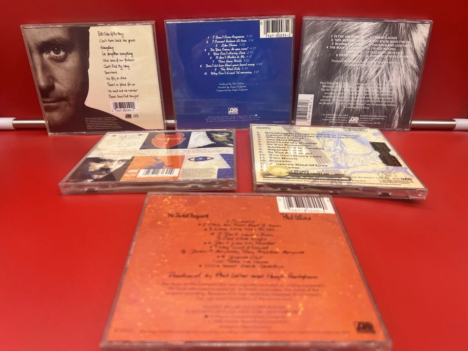 Phil Collins Lot Of 6 Cds——Classic Rock/80’s Pop Music  Foto 2 de 3