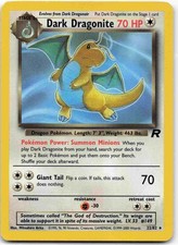 Dark Dragonite (22) Rare Team Rocket TR Colorless Unlimited 22/82 2000 MP