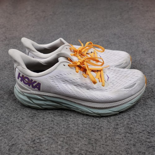 Hoka One One Clifton 8 Wide Shoes Womens Size 10 Running Sneakers 1121375 BDBW