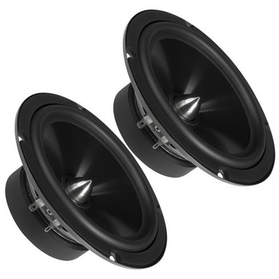 Auto 16,5cm Kickbässe Tieftöner Mitteltöner Lautprecher 200 Watt MUSWAY ME-6.2W