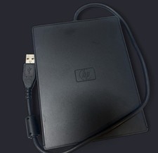 It is an external 3.5-inch floppy disk drive that connects via USB.