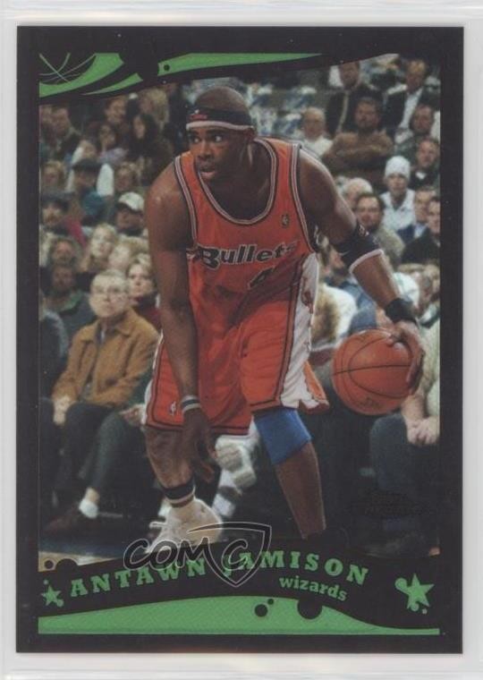 2005-06 Topps Chrome Black Refractor 270/399 Antawn Jamison #15 1d87