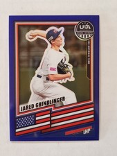 JARED GRINDLINGER 2026 Panini Stars & Stripes Prizm BLUE PRIZM #d 284/299