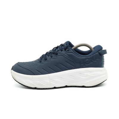 Hoka One Herren Bondi SR Schuhe Blau Weiß Synthetik Rutschfest Sneaker EU 42