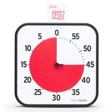 TIME TIMER 12 inch Visual Timer 60 Minute Kids Desk Countdown Clock with Dry ...