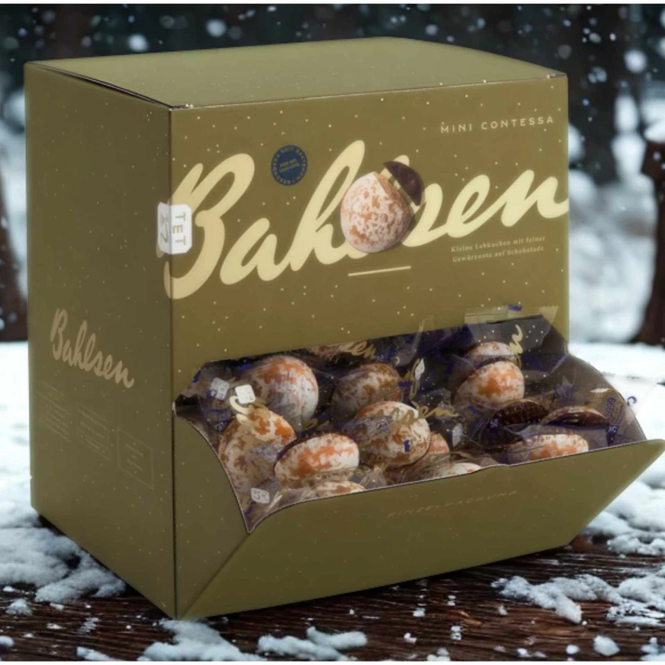 Bahlsen Mini Contessa 130 Stk, einzeln verpackte Lebkuchen im Thekenspender - Bild 3 von 3