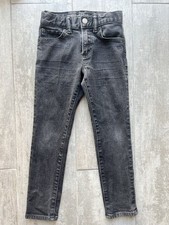 Gap Kids Boys Stretch Denim Jeans Washwell Tapered Leg Black Wash 6 Slim School