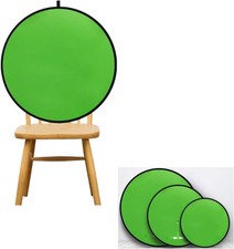 Portable Green Screen Backdrop, Collapsible Webcam Background