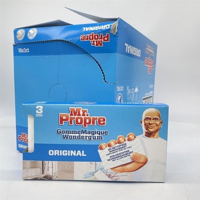 Mr. Clean, Original Magic Eraser, 54 Einheiten (3 x 18), Magic Sponge, Reiniger 